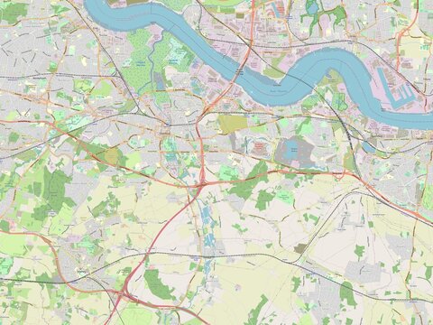 Dartford, England - Great Britain. OSM. No legend