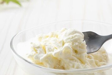 牛乳たっぷりのミルクアイス