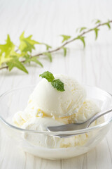 牛乳たっぷりのミルクアイス