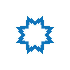 Anatolian Culture Motif Colorful Abstract Carpet and Rug Pattern Logo Turkish Design Template Vector a258