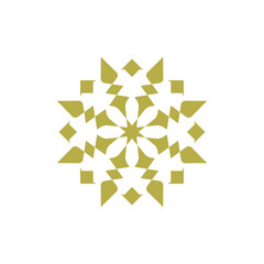 Anatolian Culture Motif Colorful Abstract Carpet and Rug Pattern Logo Turkish Design Template Vector a269