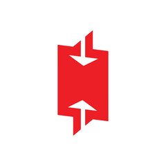 elevator logo up down symbol bait logo a3