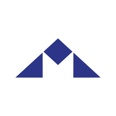 m logo design easy catchy m symbol aa1