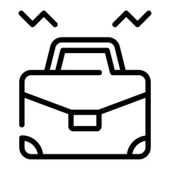 briefcase line icon
