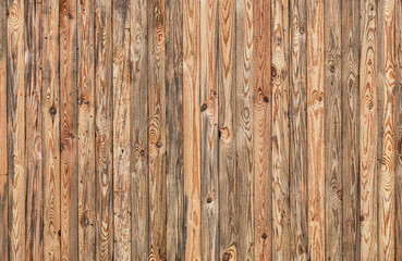 Aged Orange Wooden Wall with Natural Texture