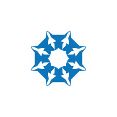 Style Luxury Idea Pattern Unique Colorful Abstract Mandala Logo Design Template Vector a49