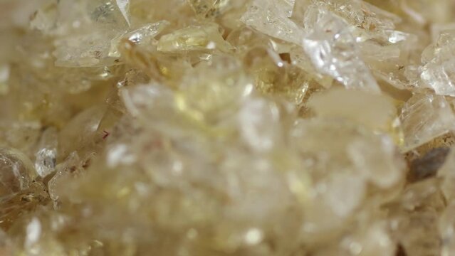4k close up isolated shots of Goondh is an Ayurvedic herb known for its restorative properties for increasing stamina and overall health. Gaund. Goondh. Edible gum also used as a cooking ingredient