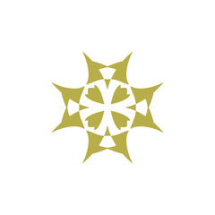 Obraz premium Style Luxury Idea Pattern Unique Colorful Abstract Mandala Logo Design Template Vector a102