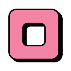 Gaming Controller Icon Bold Retro Shape