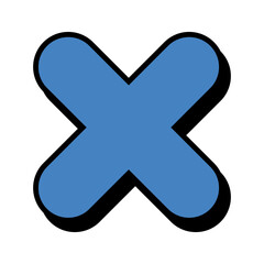 Gaming Controller Icon Bold Retro Shape