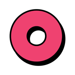 Gaming Controller Icon Bold Retro Shape