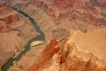 Aerial View Grand Canyon Arizona - obrazy, fototapety, plakaty