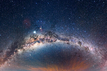 Milky Way, Galaxy, Night Sky, Starscape, Night Scape, Deep Space, Outer Space, derived from ESO/J. Emerson/VISTA and further enhanced