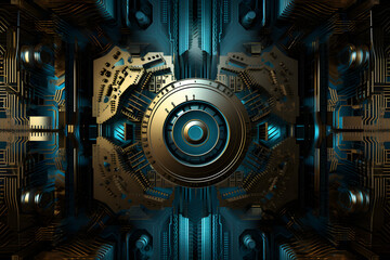 Robust Cybersecurity Concept - Protecting Digital Assets and Data - Online Privacy and Safety Solutions - AI-Generated