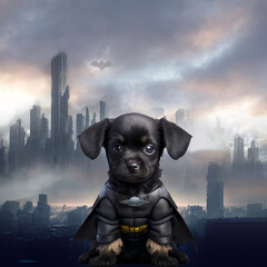 ai generated - Super hero puppy