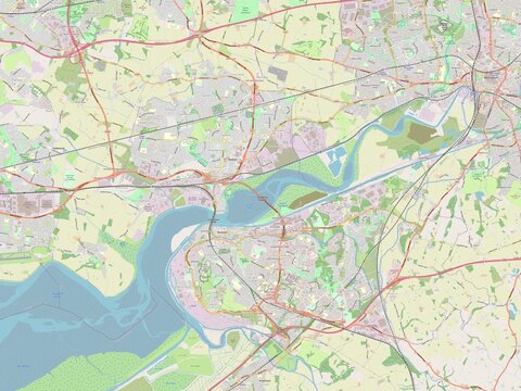 Halton, England - Great Britain. OSM. No legend