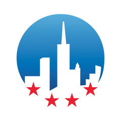 icon design for minimalist and elegant buildings for companies that need icons