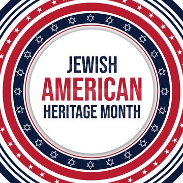 Jewish American Heritage Month with traditional circles and colors. Celebrated annual in May. Star of David. Jewish American Heritage Month wallpaper