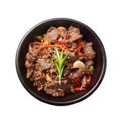 Delicious bulgogi with rice recipe  korean food