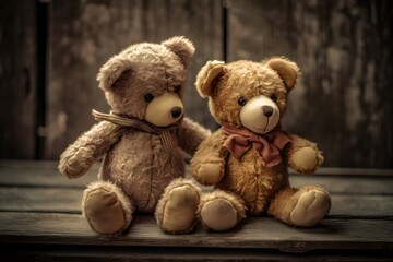 ..Two teddy bears cuddling, a beautiful reminder of the power