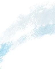 light blue outline on white