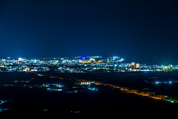 Fototapeta premium バンナ公園 展望台から望む夜景 