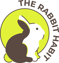 Bunny rabbit logo habit