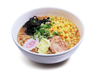 Japanese Sapporo ramen with pork bone broth