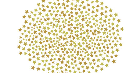 Stars - Festive christmas card. Isolated illustration white background. -