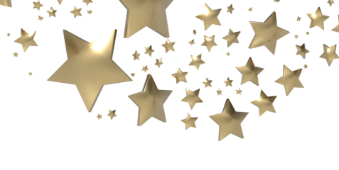 XMAS Holiday golden decoration, glitter frame isolated -