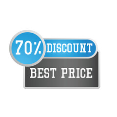 Satisfaction guarantee, discount, premium choice sticker on white background. vector illustration