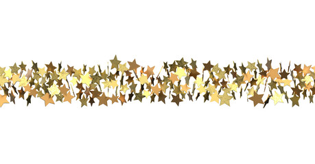 Glossy 3D Christmas star icon. Design element for holidays. - 3D PNG