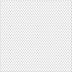 Square seamless background of geometric shapes of different sizes and opacity. The pattern is evenly filled with small geometric shapes. Vector illustration on a white background. eps 10
