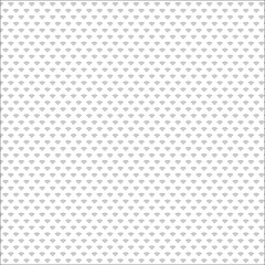 Square seamless background of geometric shapes of different sizes and opacity. The pattern is evenly filled with small geometric shapes. Vector illustration on a white background. eps 10