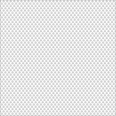 Square seamless background of geometric shapes of different sizes and opacity. The pattern is evenly filled with small geometric shapes. Vector illustration on a white background. eps 10