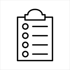 Project planning icon vector for web design, logo, UI. illustration, on a white background.