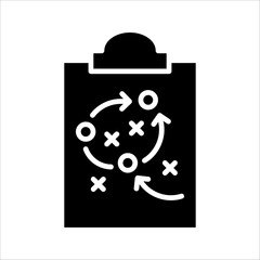 Project planning icon vector for web design, logo, UI. illustration, on a white background.