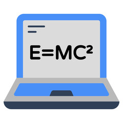An icon design of physics formula 
