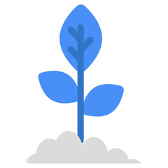 Vector design of growing plant