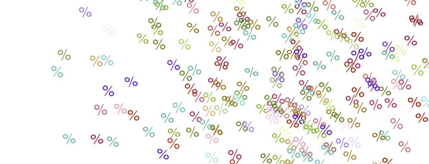 Blurred sale background. 3d