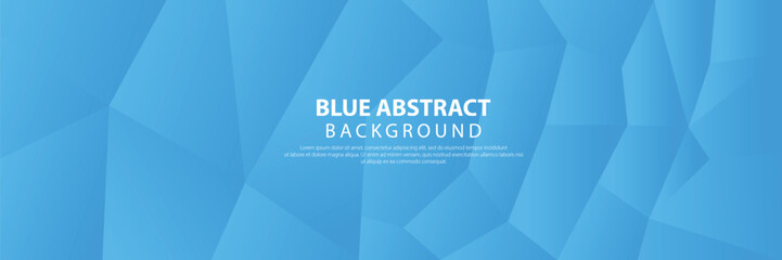 Blue Abstract Polygonal Background