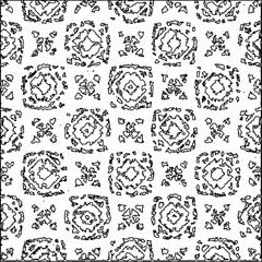 Texture with figures from lines.Abstract grunge background. Black and white pattern for web page, textures, card, poster, fabric, textile. Monochrome graphic repeating design. 