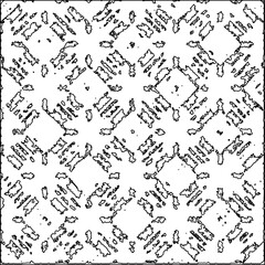 Texture with figures from lines.Abstract grunge background. Black and white pattern for web page, textures, card, poster, fabric, textile. Monochrome graphic repeating design. 