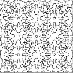 Texture with figures from lines.Abstract grunge background. Black and white pattern for web page, textures, card, poster, fabric, textile. Monochrome graphic repeating design. 