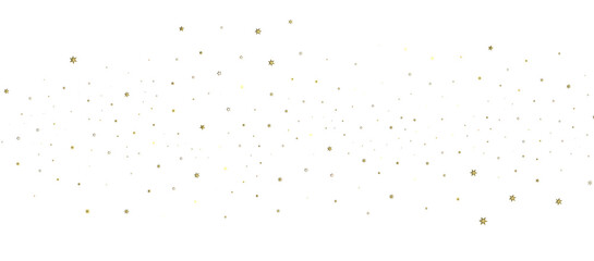 XMAS stars. Confetti celebration, Falling golden abstract decoration for party, birthday celebrate,