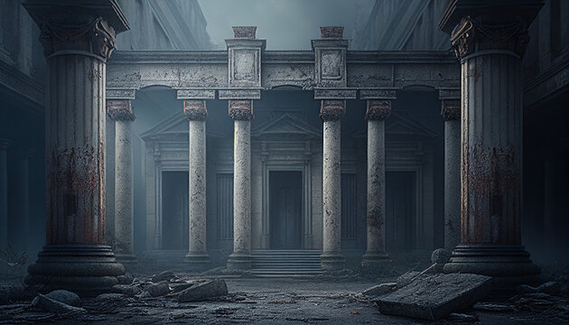 COLUMNAS Y RUINAS