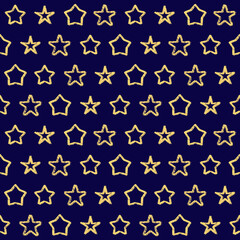 Seamless Pattern Stars
