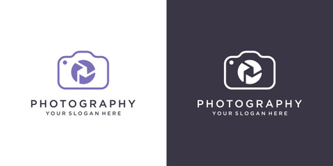 Abstract camera logo design