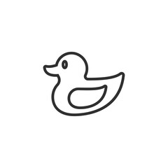 Duck icon, isolated Duck sign icon, vector illustration