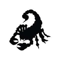 Scorpio one line. Vector drawing.

